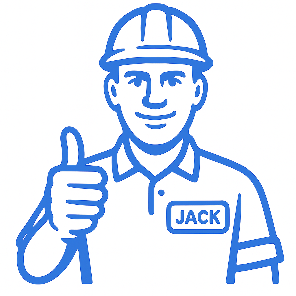 Field tech thumbs up